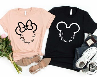 Disney On Ice Mickey and Minnie Ears T-Shirt, Disney on Ice Shirt, Matching Disney Ice Tee, Comfort Colors Disney on Ice Matching T-Shirt