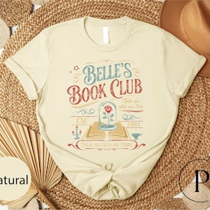 Belle'S Book Club Tee, Tale As Old As Time Shirt, Disney Beauty And The Beast Sweatshirt, Princess Belle Tee, Magic Kingdom Sweater
