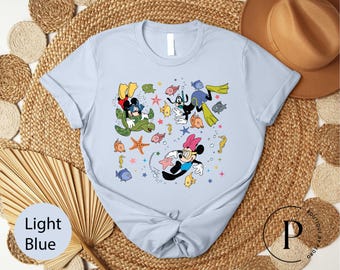 Mickey and Friends Shirt, Disney Summer Tee, Perfect for Pool Days, Beach Trips, Family Vacations, Cute Mickey Design, WDW Summer Tee