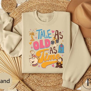 Geschichte so alt wie die Zeit T Shirt, Disney Prinzessin Shirt, Prinzessin Belle Shirt, Disney Trip T-Shirt, Disney Prinzessin Geschichte Sweatshirt, WWW Tale Shirt