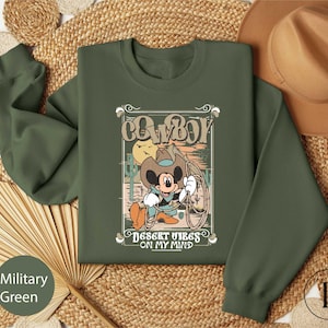 Magic Kingdom Western Shirt, Mickey Mouse Country T-shirt, Country Shirt, Mickey Country Style Sweatshirt, Disney Mickey Cowboy Shirt