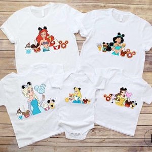 Princess Snacks Group Shirt, Disney Princess T-Shirt, Disney Snack Sweater, Team Princess Sweatshirt, Ariel Snow White Jasmin Elsa Tee