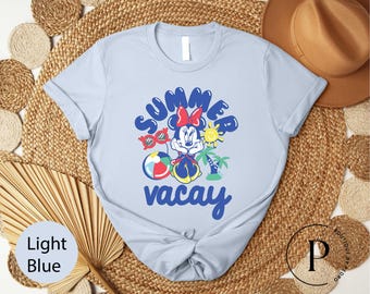 Disney Minnie Mouse Summer Shirt, Minnie Under the Sea Tee, Mickey & Friends Beach T-Shirt, Magic Kingdom Family Trip, Birthday Gift
