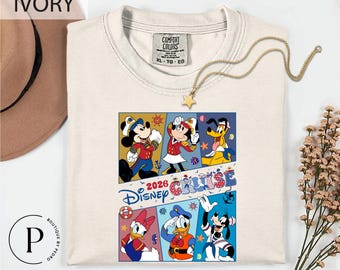 Disney Mickey and Friends Cruise 2026 Shirt, Disney Wish Fantasy Magic Wonder Matching Tee, Family Cruise Trip Shirt, Family Cruise Tee