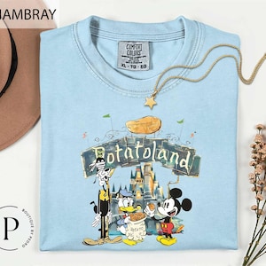 Comfort Colors Disney Mickey & Friends Potatoland T-Shirt, Mickey And Friends Potatoland Shirt, Mickey And Co T-Shirt, Disney Potatoland Tee