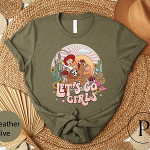 Disney Toy Story Jessie and Bullseye Let&#39;s Go Girls T-Shirt, Long Live Cowgirls T-Shirt, Disneyland Girls Trip Toy Story Sweatshirt