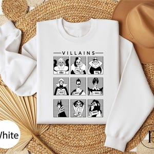 Disney Villains Bad Girls Bad Guys Retro T-Shirt, Maleficent Tee, Cruella Sweater, Ursula, Evil Queen, Disneyland Family Matching Shirts
