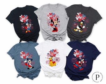 Disney Independence Day Shirt, Mickey 4th Of July T-Shirt, Mickey Mouse and Friends 4th July Sweatshirt, Disney USA Tee, Minnie 4th of July