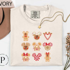 Mickey Gingerbread Christmas T-Shirt, Gingerbread Mickey Shirt, Mickey Friends Gingerbread Cookie Sweatshirt, Mickey Christmas Shirt
