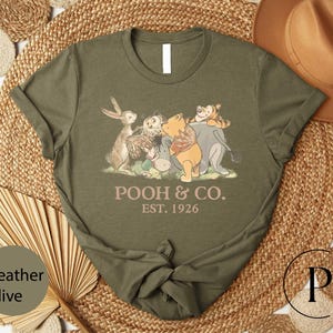 Cute Disney Pooh Bear and Friends T-Shirt, Comfort Colors® Winnie the Pooh and Friends Shirt, Tigger Piglet Eeyore Tee, Family Trip T-shirt