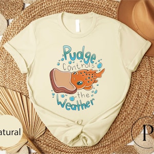 Disney Lilo and Stitch Pudge Controls The Weather T-Shirt, Disney Fish Pudge Sweatshirt, Disneyland Family Matching Tee, WDW Stitch Shirt