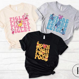 Disney Winnie The Pooh Shirt, Piglet Tigger Eeyore Tee, Disney Winnie The Pooh Family Sweatshirt, Winnie The Pooh Matching Sweater