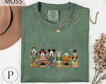 Mickey and Friends Nutcracker Shirt, Disney Christmas Family T-Shirt, Xmas Holiday Sweatshirt, Disneyland Christmas Party Trip T-Shirt