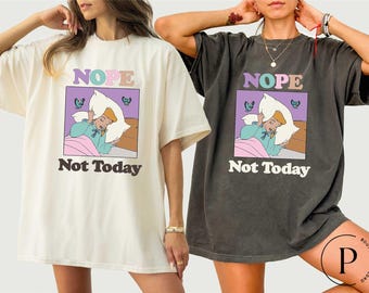 Nope Not Today Disney Princess Aurora T-Shirt, Aurora's Sleeping Club Shirt, Sleeping Beauty Shirt, Princess Aurora Shirt, Funny Aurora Tee