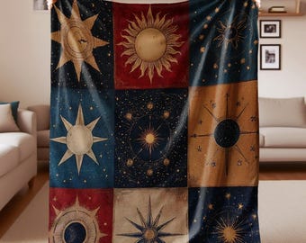 Housse de Couette Loup sous la Lune - Parure de lit Multicolore