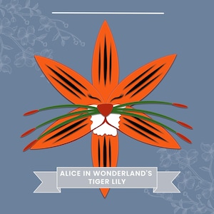 Alice in Wonderland Tiger Lily - Etsy