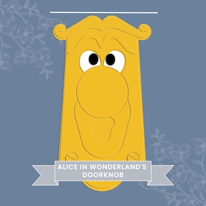 Alice in Wonderland Doorknob SVG: Enchanting Design Inspired by the Magical Doorway