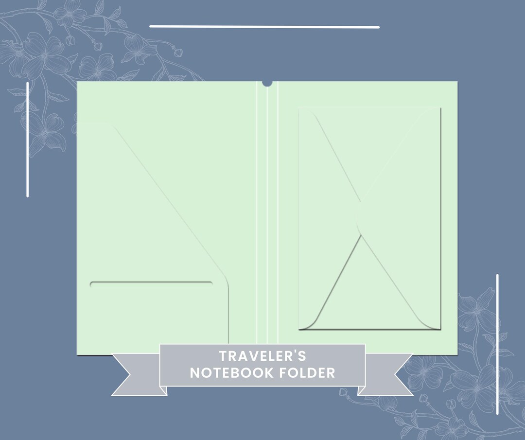 DIY Passport Size Traveler's Notebook Folder Insert SVG: Printable ...