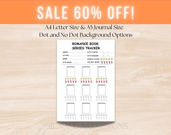 Romance Book Series Tracker: Reading Journal (PDF)