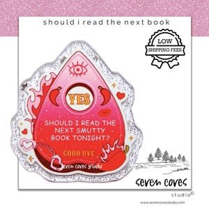 GLITTER ACRYLIC FLATBACK, Pointer for Ouija Books, Planar Resin Cabochons, Badge Reels Topper & Supplies, The Seven Coves Studio™