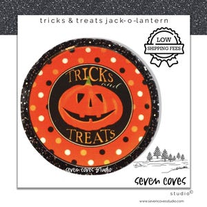 44mm-TRICK AND TREATS Halloween Reel Supplies, Acrylic Resin Flat Back, Glitter Resin Planar Medical, The Seven Coves Studio™