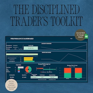 Trading Journal Spreadsheet | Google Sheets Trade Template (Stocks, Options, Futures)