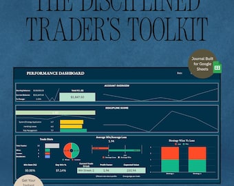Trading Journal Spreadsheet | Google Sheets Trade Template (Stocks, Options, Futures)