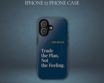 Discipline Definition iPhone 17 Case, MagSafe Phone Case, Day Trader Gift, Stock Market Accessory