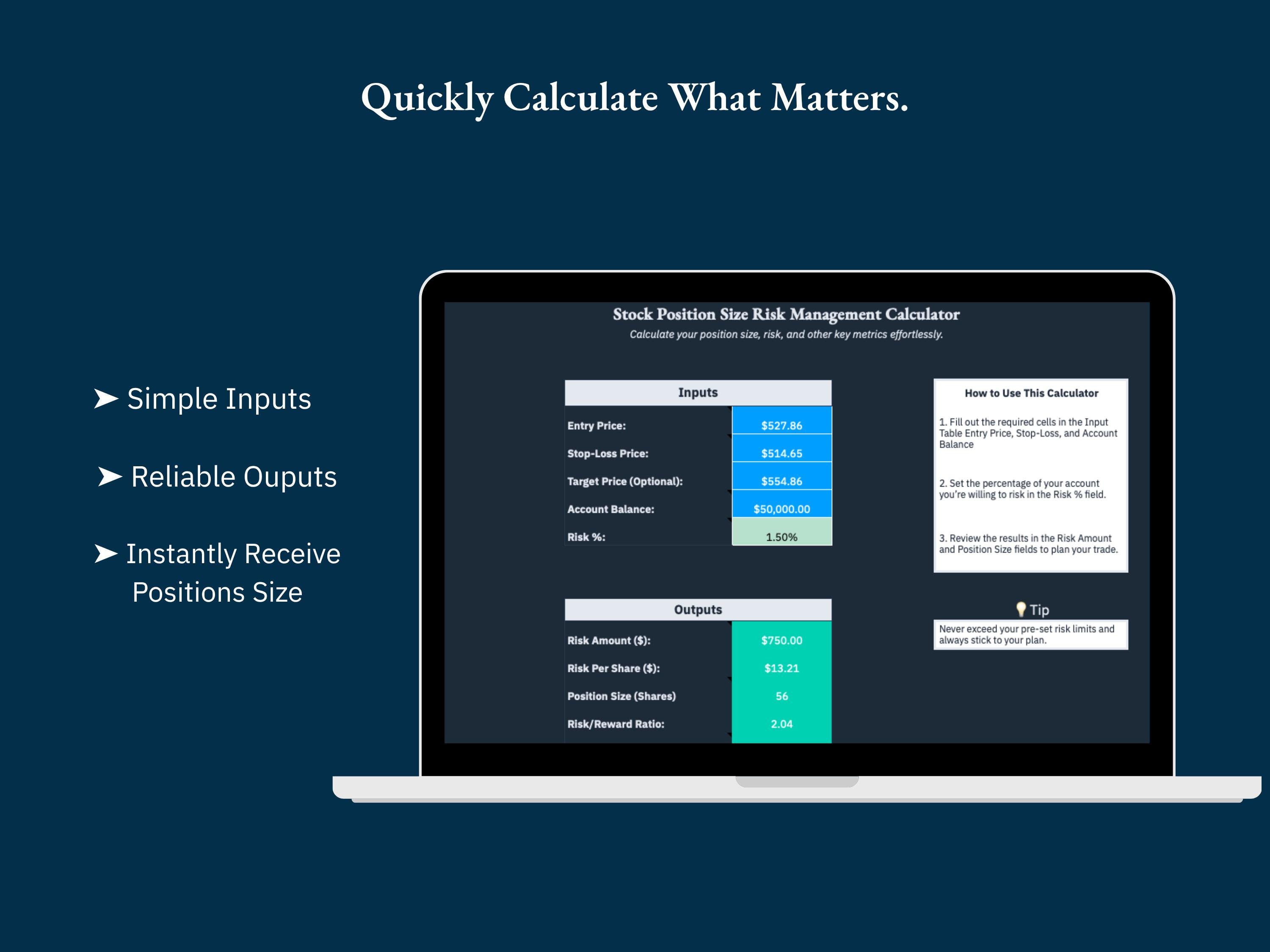 Trading Risk Calculator: Position Size Template for Google Sheets (digital  Download) - Etsy