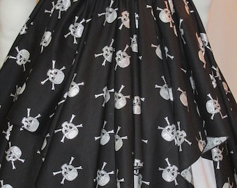 DDNJ Choose Fabric Petal Skirt Pocket Renaissance Medieval Pirate Wench Fairy Costume Plus Made ANY Size Cosplay LARP Steampunk Dress Anime