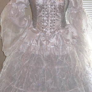 DDNJ scelgono il colore 5 pc Fantasy fata corsetto abito principessa regina matrimonio rinascimentale e qualsiasi dimensione Anime fata Pixie Costume su misura