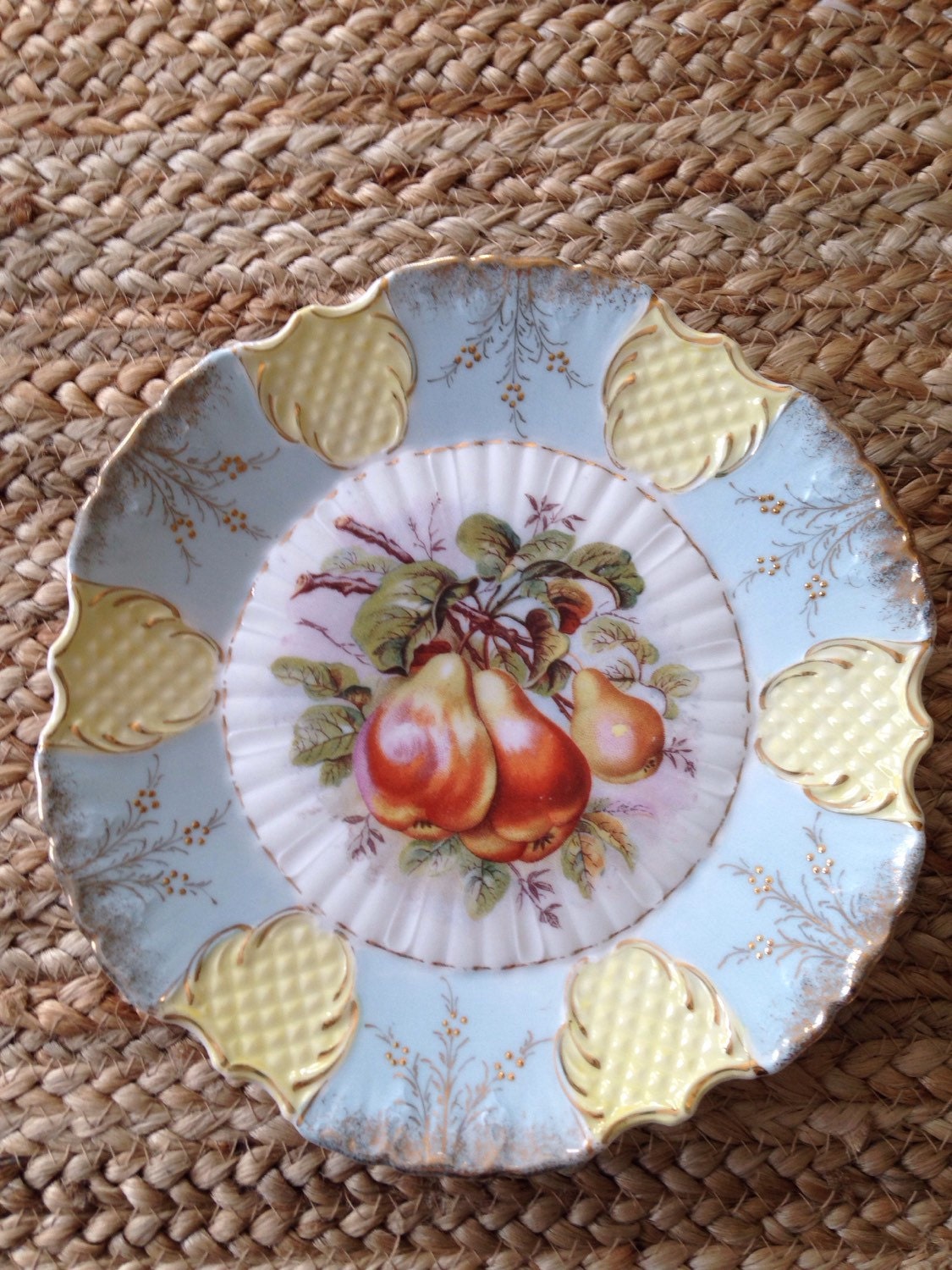 Vintage fruit plate Etsy