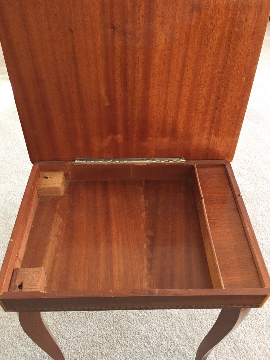 Vintage Italian Inlaid Music Box Table by Reuge Lara's Etsy