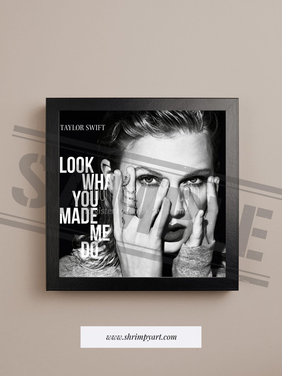 12x12 Album Cover Print – Look What You Made Me Do LWYMMD Taylor Swift ...