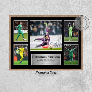 Printable Fernando Muslera Signed Poster, Galatasaray Football Star Autograph Print, Uruguayan Soccer Wall Art Gift, Digital Download