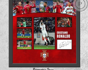 クリスティアーノ・ロナウド ポルトガル サッカーレジェンド 直筆