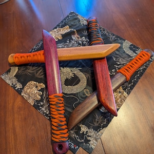 Exotic Hardwood training knife