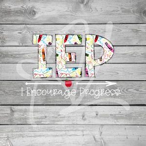 IEP I Fomento el Progreso, Profesor de Educación Especial, SpED, PNG, JPG,pdf, dtf, Sublimación, descarga digital, descarga instantánea, diseño digital