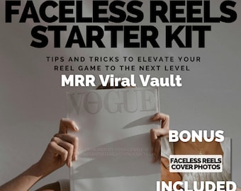 Faceless Reels Starter Kit Ebook: Instagram Growth PLR MRR (Digital Download)