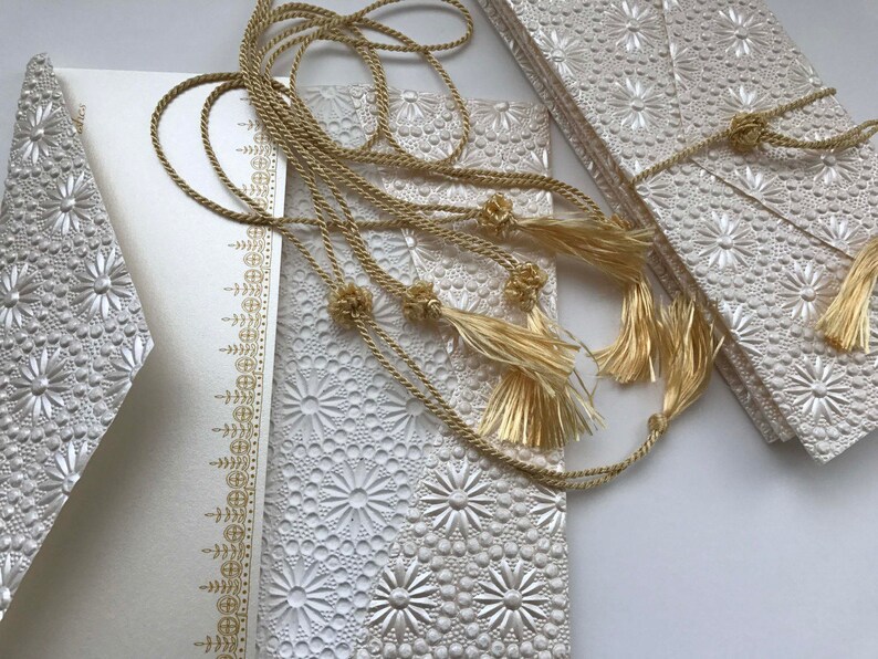 ivory embossed Ivory Set of 4 money envelope Gift Card holder monetary currency purse Wedding Congratulations Card with money folder