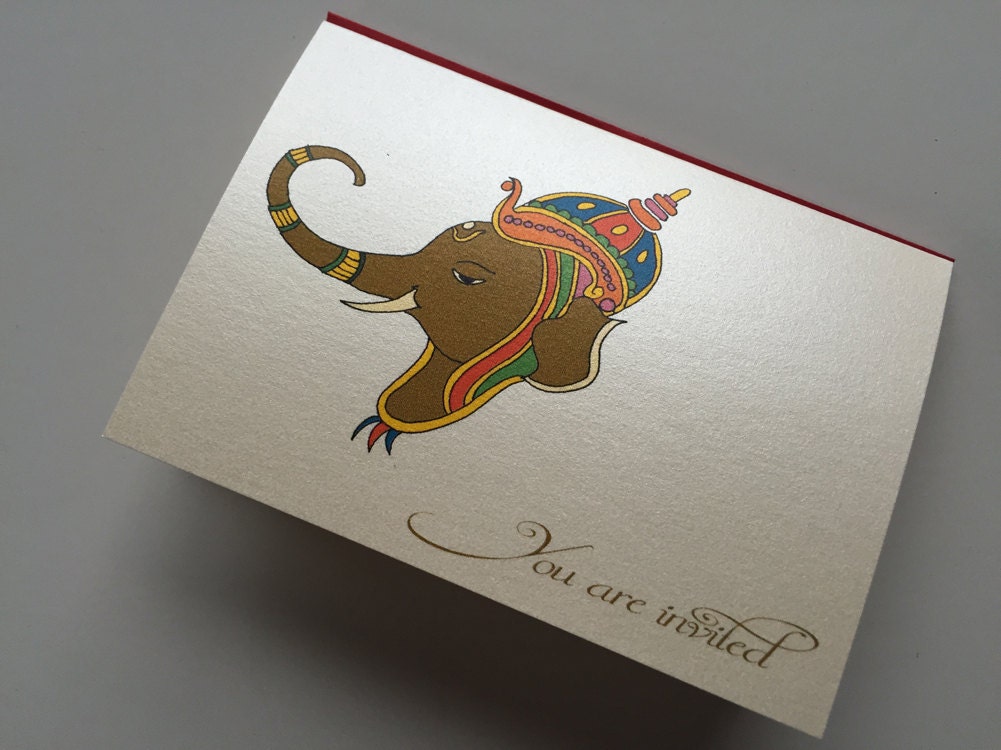House Warming Invitations Traditional Indian style with | Etsy