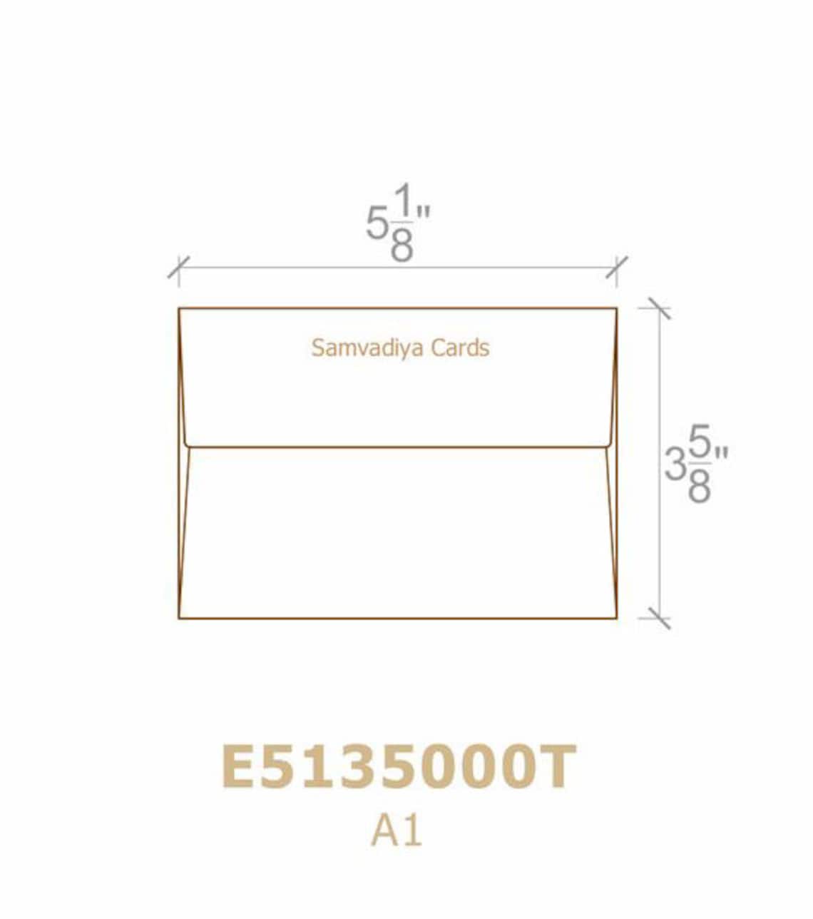 Premium Envelope A1 Size Handmade Heavy Wt. Cotton Paper Etsy