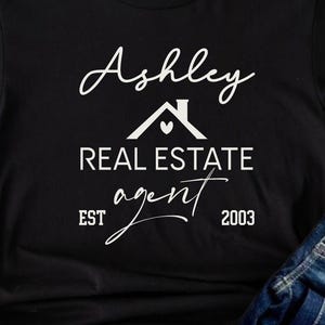 Custom Real Estate Shirt, Gift For Real Estate Agent, Custom Name Realtor Shirt, Realtor Shirt, Personalized Realtor Shirt, Realtor Apparel