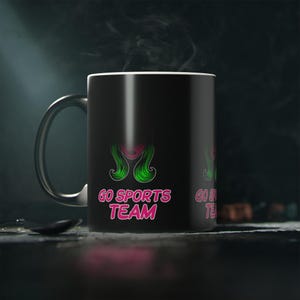 Magic Go Sport Team Tasse | Comic-Grafik-Skizze-Tasse | Kaffee-Tee-Liebhaber | Hergestellt in Australien
