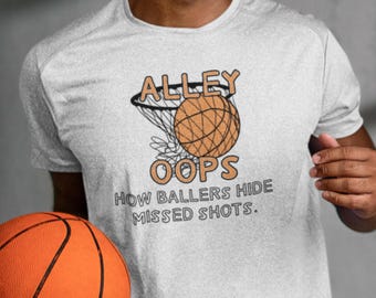 Alley Oops / Camiseta de baloncesto unisex de algodón suave / Fabricada en Australia