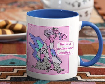 Taza de superhéroe colorida / Taza con dibujo gráfico de cómic / Para amantes del café y el té / Hecha en Australia