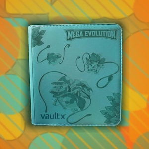 Raccoglitore VaultX TCG Pokemon Mega Evolution inciso al laser