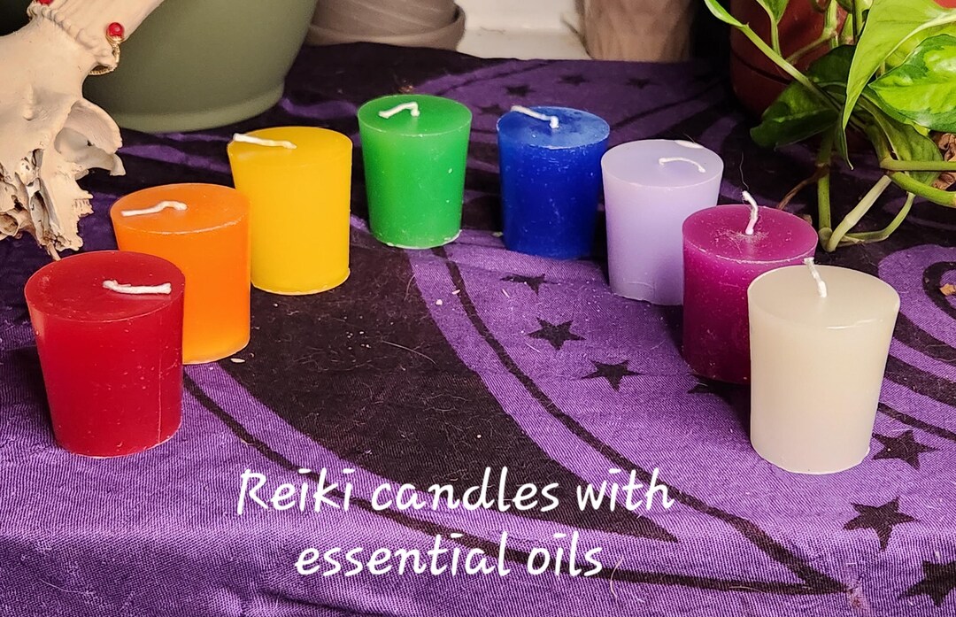 Scented Reiki Candles - Etsy