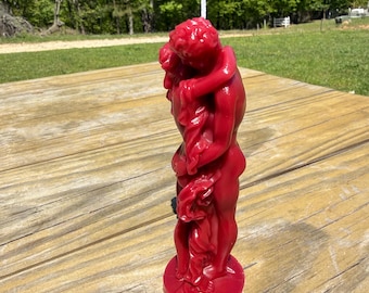 Lovers Embrace Candle, Attachment Release (4.5 inch)