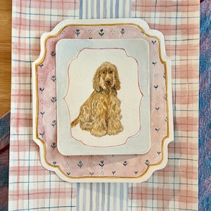 Custom Watercolor Pet Portrait Painting Keepsake Gift